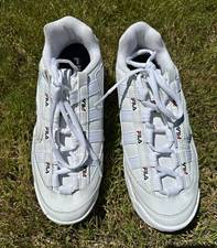FILA Men  s White Low Top Lace Up Athletic Sneakers Style Code 1CM00489-125