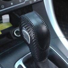 PU Carbon Fiber Car Gear Shift Knob Cover Replacement for Gear Shift Head Cover