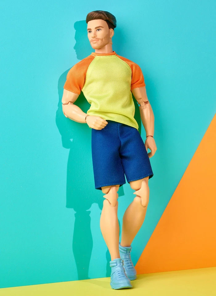 全新 2023 芭比签名外观 KEN 娃娃 #18 Wave 3 Buff Body TATE 模具装饰 — 第 3/3 张图片