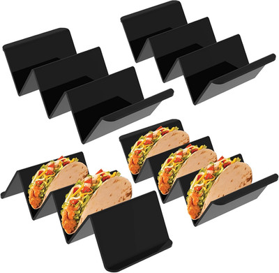 Acryl Taco Halter 2-3 Tacos Wellenförmig für Hot Dog Sandwich Wraps Restaurant