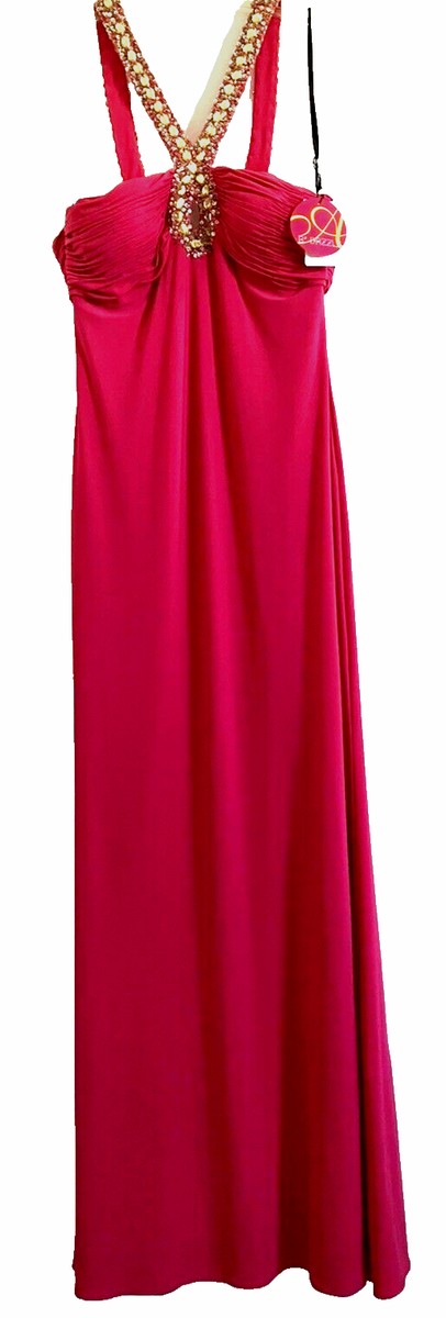 knee length dresses for ladies ALYCE Paris 62121 Alyce Long Cat-eye Neckline Embellished Mermaid Dres main image 1