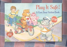 NOS Care Bears Pizza Hut Sticker Book Play It Safe 1984