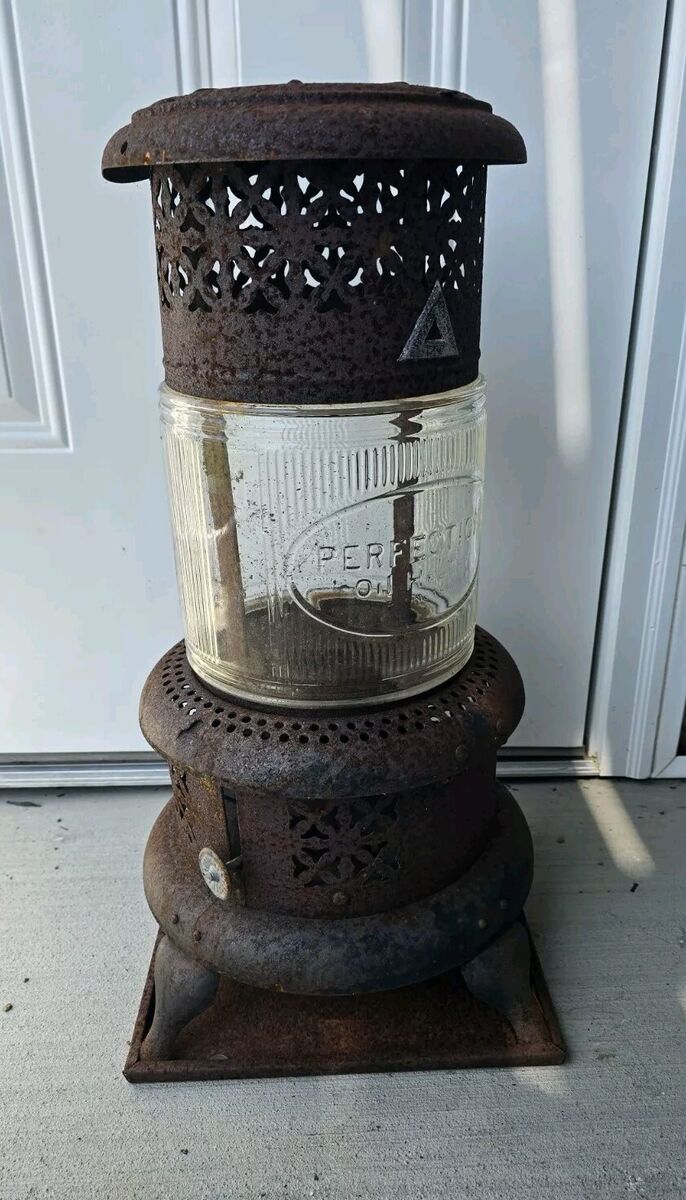 Antique 1527 Perfection Oil Kerosene Glass Parlor Cabin Antique 1527 Perfection Oil Kerosene Glass Parlor Cabin