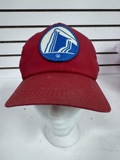 VTG Prudential Snapback Hat Blue Trucker Mesh Made In USA Logo Large Patch BH