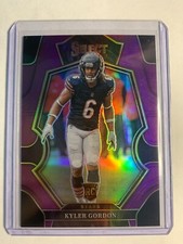 2022 Panini Select Premier Level Purple Prizm #D /75 Kyler Gordon Rookie RC
