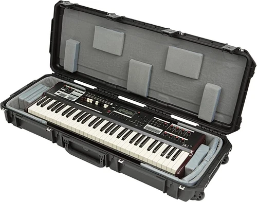SKB 3i-4214-TKBD iSeries 61-Note Narrow Waterproof TSA Flight Keyboard Case