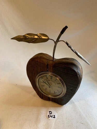 Tabletop Vintage Colonial Clock Co. Apple Kitchen Office Home Decor 3674 - Picture 12 of 12
