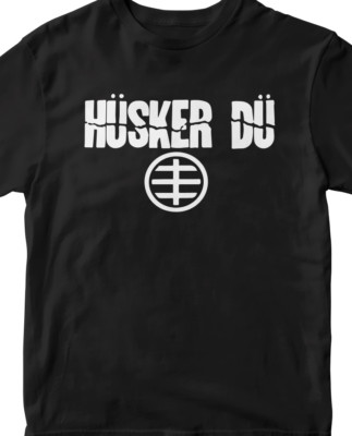 Husker Du T shirt  Rock Underground Music Punk Medal