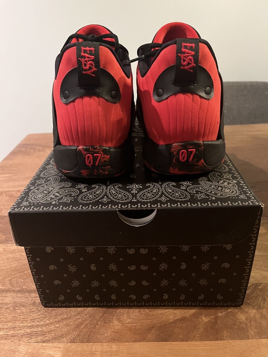 ナイキ KD15 ブレッドブラックユニバーシティーレッド Nike KD 15 Bred Black University Red Basketball Shoes Size