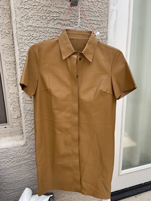 Authentic GUCCI Brown Leather Dress Size 38 | eBay Authentic GUCCI Brown Leather Dress Size 38 | eBay