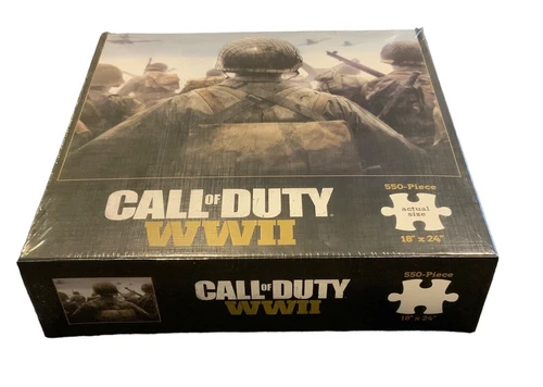 Call of Duty WWII 550-Piece Premium Board Game Jigsaw Puzzle 18” x 24” USAopoly