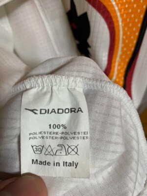 Maillot Extérieur AS Roma 1997-98 - Diadora - Vintage - Taille XL - Francesco Totti - Calcio
