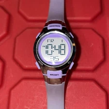 Armitron Pro Sports Womens Turquoise Digital Watch Model WR330FT Works Pre Owned