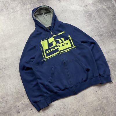 Vintage Oakley 00s Hoodie Gorpcore Center Logo Pullover Y2K Men  