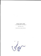* CONNIE BRITTON * signed autographed TV script * FRIDAY NIGHT LIGHTS * TAMI *