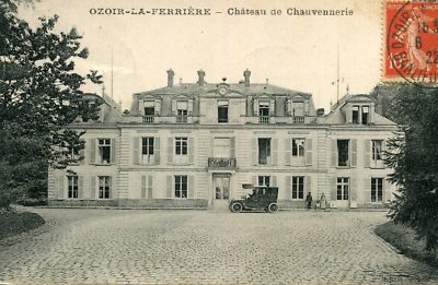 Karte OZOIR LA FERRIERE Château de la Chauvennerie Le Tacot