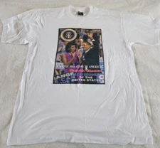 2009 Barack Obama Presidential Inauguration White T Shirt Mens Size 2X