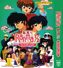 ANIME RANMA 1/2 VOL.1-161 END + 12 OVA + LIVE ACTION DVD ENG DUB + FREE ANIME