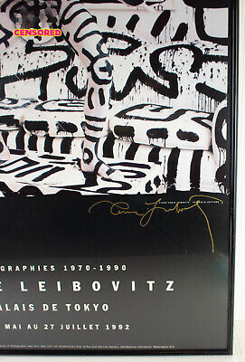 Signed by Annie Leibovitz — Original 1992 Keith Haring Signed by Annie Leibovitz — Original 1992 Keith Haring