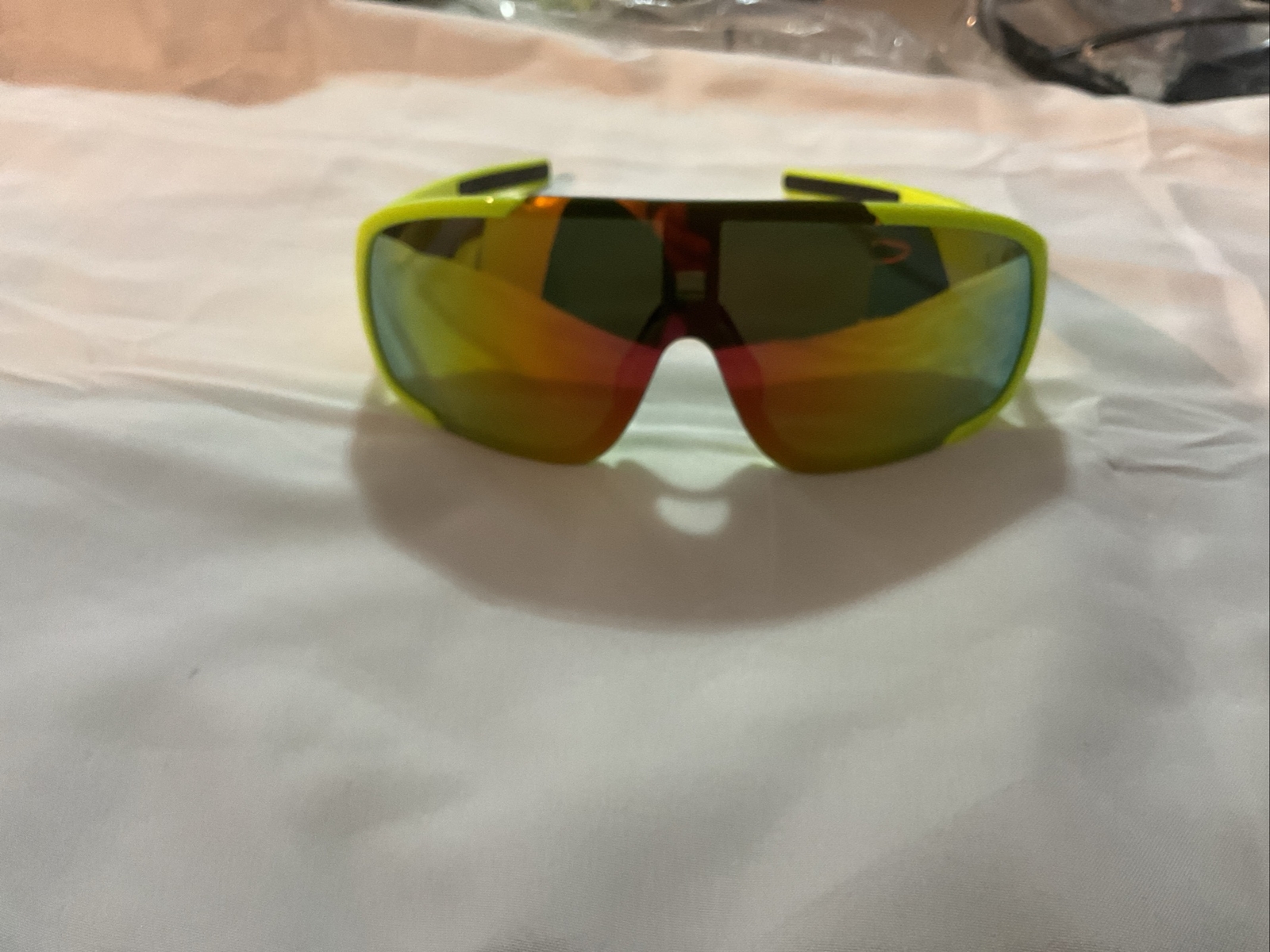 Men's Mirrored Lens Racer Shield Sport Sunglasses for Active Lifestyle