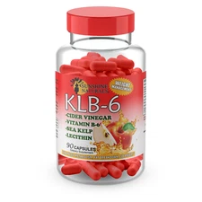 Lecithin Kelp Vitamin B-6 Cider Vinegar 90 Capsule Natural diuretic Slim Control