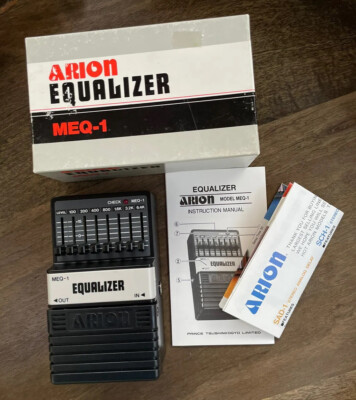 New Vintage Arion Equalizer MEQ-1 Guitar Effect Pedal