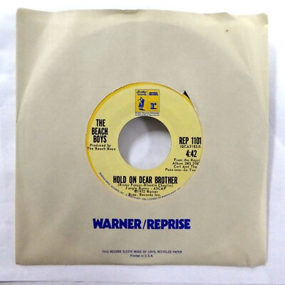 BEACH BOYS 45 Marcella / Hold On Dear Brother REPRISE Mint- 1972 rock surf #2553