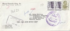 1987 Philippines oversize registered cover sent locally in Manila