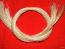1 Oz.  24" Blond Horse Hair, Doll Hair, Real Horsehair