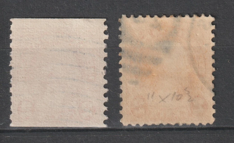 Rare Pair Of Excellent VFU. USA. George Washington 2 cent 1923 - Carmine stamps - Image 2 of 2