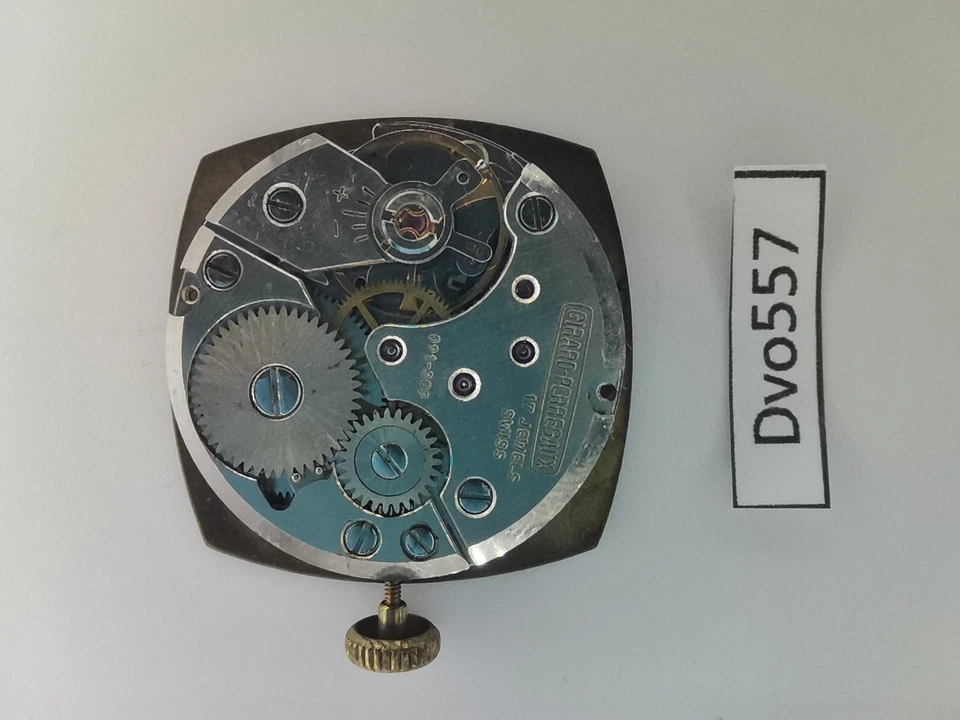 USADO GIRARD PERREGAUX CAL 091-303 MOVIMIENTO MANUAL MOVIMIENTO ESFERA AGUJAS PARA HOMBRES DV557 Foto 2 de 2