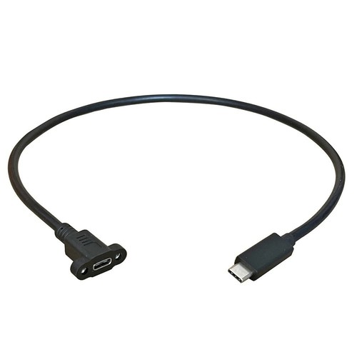 Female Cable Type C Extension Cable Lock Connector Cable USB-C Extension Line - Picture 10 of 14