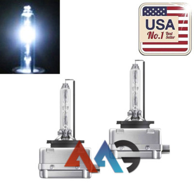 D1C D1R D1S 8000K Blue HID Xenon Bulbs Headlight OEM Philips Osram Replacement