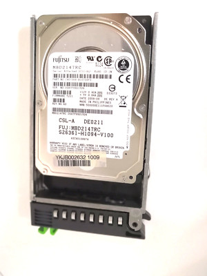 146 GB SAS Fujitsu MBD2147RC 10K 16MB HDD 2,5'' interne Festplatte A3C40101974