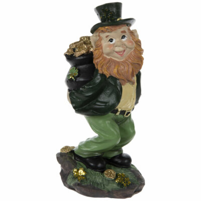 Lucky The Leprechaun With Pot Of Gold. St Patrick's Day 