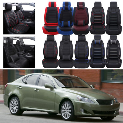 5-Seat Full Set Car Seat Covers Front +Rear Cushion For Lexus IS 250 GS300 RC350