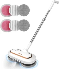 Electric Mop,  S2 Cordless Spin Mop for Floor Cleaning, with LED Headlight an...