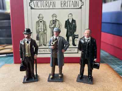 Sherlock Holmes, Dr Watson & Moriarty High gloss finish MIB