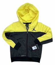 Nike Michael Jordan Jacket Boys Size 5 Therma Fit Hoodie Full- Zip 70 NEW NWT
