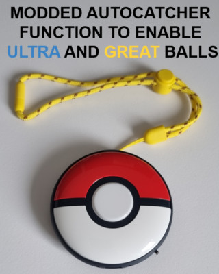 MODDED PokemonGo Plus + Autocatcher - Enabled Ultra and Great Ball Autocatch
