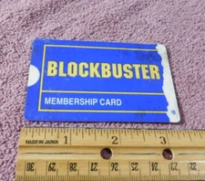 Blockbuster Membership Card Vintage