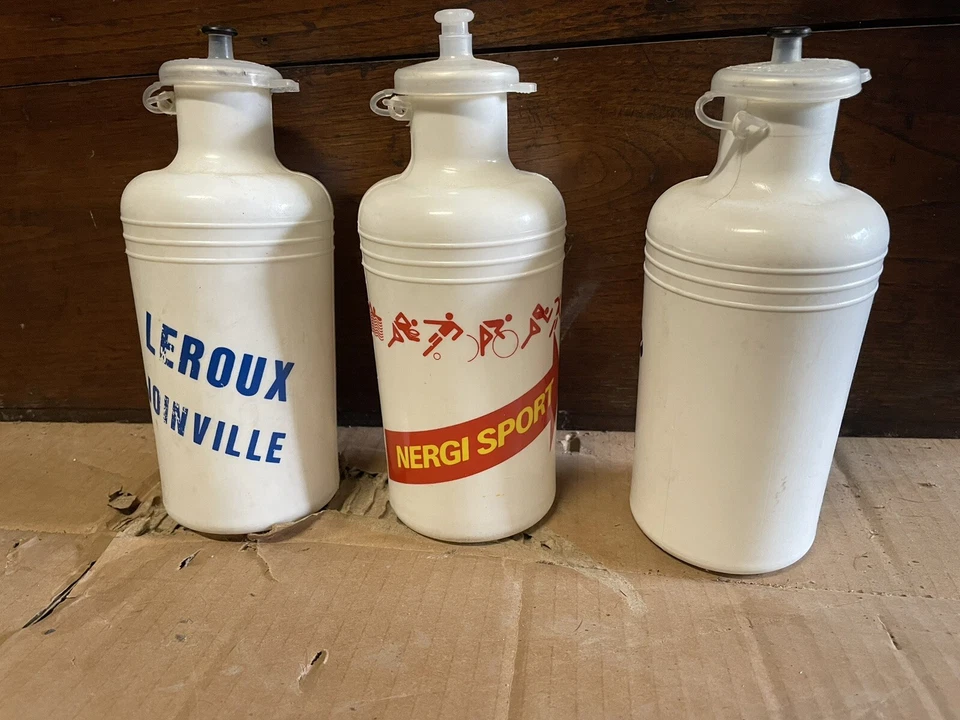 Bidon Gourde ancien vélo cycles TOUR DE FRANCE, vintage Grand-bi LEROUX - Photo 2/2