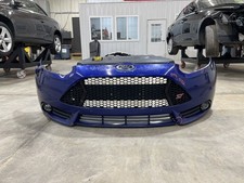 13-14 Ford Focus St Front Bumper Cover W Lights Grills Performance Blue L1