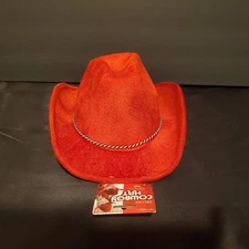 Forum Novelties Inc. Delux Red Cowboy Hat 