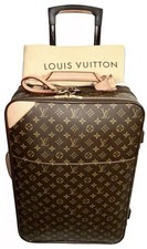 Louis Vuitton Pegase 55 Classic Rolling Upright Suitcase Bag w/ Garment Dust-bag