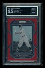 2023 Panini Prizm Gil McDougald #67 Red 181/199 Baseball Arena Club 9.5