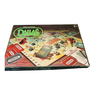 Dallas Board Game 1981 Mattel Electronics JR Ewing New Sealed Vintage Rare