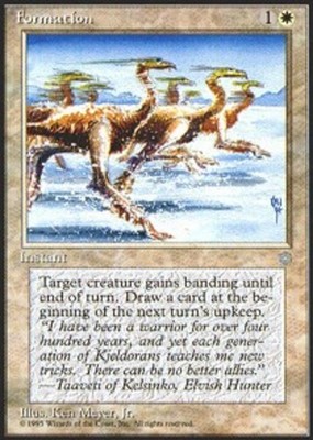 4x MTG Formation, Light Play, English Ice Age