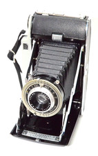 Kodak Tourist II Folding 620 Roll Camera Anaston 105mm f/6.3 Lens -Shutter Works