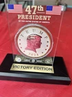 2024 Victory Edition 5 oz Trump President Medal Gold Gilded .999 Silver 573/1000